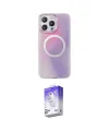 ieg™ iPhone 15 Pro Max Kılıf Pusula Form - Siyah Bilvis 5in1 3D Magic Cam Ekran Koruyucu