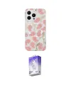 ieg™ iPhone 15 Pro Max Kılıf Pusula Form - Siyah Bilvis 5in1 3D Magic Cam Ekran Koruyucu
