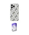 ieg™ iPhone 15 Pro Max Kılıf Pusula Form - Siyah Bilvis 5in1 3D Magic Cam Ekran Koruyucu