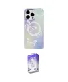 ieg™ iPhone 15 Pro Max Kılıf Pusula Form - Siyah Bilvis 5in1 3D Magic Cam Ekran Koruyucu
