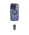 ieg™ iPhone 15 Pro Max Kılıf Pusula Form - Siyah Joko Magic 5D Hayalet Cam