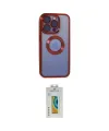 ieg™ iPhone 15 Pro Max Kılıf Pusula Form - Siyah Polymer Nano Ekran Koruyucu