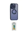 ieg™ iPhone 15 Pro Max Kılıf Pusula Form - Siyah Polymer Nano Ekran Koruyucu