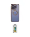 ieg™ iPhone 15 Pro Max Kılıf Pusula Form - Siyah Polymer Nano Ekran Koruyucu