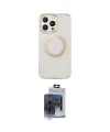 ieg™ iPhone 15 Pro Max Kılıf Pusula Form - Siyah Vanessa Magic Cam