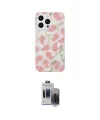 ieg™ iPhone 15 Pro Max Kılıf Pusula Form - Siyah Vanessa Magic Hayalet Cam