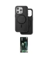 ieg™ iPhone 15 Pro Max Kılıf Pusula Işık Koleksiyonu - Siyah 360 Mat Full Body Arka Koruyucu