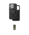 ieg™ iPhone 15 Pro Max Kılıf Pusula Işık Koleksiyonu - Siyah Joko Magic 5D Hayalet Cam