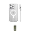 ieg™ iPhone 15 Pro Max Kılıf Pusula Minimal Koleksiyonu - Siyah Joko Magic 5D Hayalet Cam