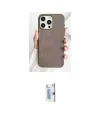 ieg™ iPhone 15 Pro Max Kılıf Pusula Modern - Siyah Bilvis 0.18mm Plus Cam Ekran Koruyucu