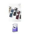 ieg™ iPhone 15 Pro Max Kılıf Pusula Modern - Siyah Bilvis 5in1 5D Magic Hayalet Cam Ekran Koruyucu