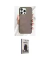 ieg™ iPhone 15 Pro Max Kılıf Pusula Modern - Siyah Bilvis Hayalet Cam Ekran Koruyucu