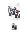 ieg™ iPhone 15 Pro Max Kılıf Pusula Modern - Siyah Vanessa Magic Hayalet Cam