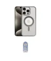 ieg™ iPhone 15 Pro Max Kılıf Siluet Çizgi Serisi - Siyah Joko Magic 5D Cam
