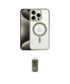 ieg™ iPhone 15 Pro Max Kılıf Siluet Çizgi Serisi - Siyah Joko Magic 5D Hayalet Cam