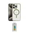 ieg™ iPhone 15 Pro Max Kılıf Siluet Çizgi Serisi - Siyah Polymer Nano Ekran Koruyucu