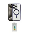 ieg™ iPhone 15 Pro Max Kılıf Siluet Çizgi Serisi - Siyah Polymer Nano Ekran Koruyucu