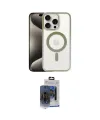 ieg™ iPhone 15 Pro Max Kılıf Siluet Çizgi Serisi - Siyah Vanessa Magic Cam
