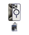 ieg™ iPhone 15 Pro Max Kılıf Siluet Çizgi Serisi - Siyah Vanessa Magic Cam