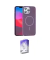 ieg™ iPhone 15 Pro Max Kılıf Siluet Doku Özel Seri - Siyah Bilvis 5in1 3D Magic Cam Ekran Koruyucu