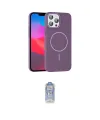 ieg™ iPhone 15 Pro Max Kılıf Siluet Doku Özel Seri - Siyah Joko Magic 5D Cam