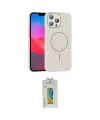 ieg™ iPhone 15 Pro Max Kılıf Siluet Doku Özel Seri - Siyah Polymer Nano Ekran Koruyucu