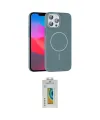 ieg™ iPhone 15 Pro Max Kılıf Siluet Doku Özel Seri - Siyah Polymer Nano Ekran Koruyucu