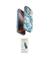 ieg™ iPhone 15 Pro Max Kılıf Siluet Doku - Şeffaf Pasifik Cam Ekran Koruyucu