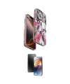 ieg™ iPhone 15 Pro Max Kılıf Siluet Doku - Siyah 3D Antistatik Mat Seramik Nano Ekran Koruyucu