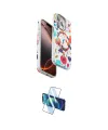 ieg™ iPhone 15 Pro Max Kılıf Siluet Doku - Siyah 3D Antistatik Seramik Nano Ekran Koruyucu