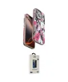ieg™ iPhone 15 Pro Max Kılıf Siluet Doku - Siyah Bilvis Hayalet Cam Ekran Koruyucu