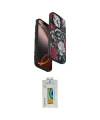 ieg™ iPhone 15 Pro Max Kılıf Siluet Doku - Siyah Polymer Nano Ekran Koruyucu