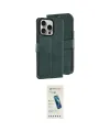 ieg™ iPhone 15 Pro Max Kılıf Siluet Işık Serisi - Şeffaf Pasifik Cam Ekran Koruyucu