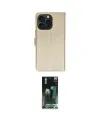 ieg™ iPhone 15 Pro Max Kılıf Siluet Işık Serisi - Siyah 360 Mat Full Body Arka Koruyucu