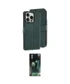 ieg™ iPhone 15 Pro Max Kılıf Siluet Işık Serisi - Siyah 360 Mat Full Body Arka Koruyucu
