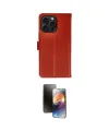 ieg™ iPhone 15 Pro Max Kılıf Siluet Işık Serisi - Siyah 3D Antistatik Mat Seramik Nano Ekran Koruyucu