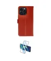 ieg™ iPhone 15 Pro Max Kılıf Siluet Işık Serisi - Siyah 3D Antistatik Seramik Nano Ekran Koruyucu