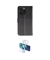 ieg™ iPhone 15 Pro Max Kılıf Siluet Işık Serisi - Siyah 3D Antistatik Seramik Nano Ekran Koruyucu
