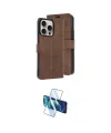 ieg™ iPhone 15 Pro Max Kılıf Siluet Işık Serisi - Siyah 3D Antistatik Seramik Nano Ekran Koruyucu
