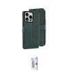 ieg™ iPhone 15 Pro Max Kılıf Siluet Işık Serisi - Siyah Bilvis 0.18mm Plus Cam Ekran Koruyucu