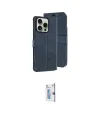 ieg™ iPhone 15 Pro Max Kılıf Siluet Işık Serisi - Siyah Bilvis 0.18mm Plus Cam Ekran Koruyucu
