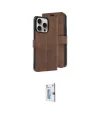 ieg™ iPhone 15 Pro Max Kılıf Siluet Işık Serisi - Siyah Bilvis 0.18mm Plus Cam Ekran Koruyucu