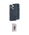ieg™ iPhone 15 Pro Max Kılıf Siluet Işık Serisi - Siyah Bilvis 3D Cam Ekran Koruyucu