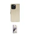 ieg™ iPhone 15 Pro Max Kılıf Siluet Işık Serisi - Siyah Bilvis 3D Mat Cam Ekran Koruyucu