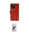 ieg™ iPhone 15 Pro Max Kılıf Siluet Işık Serisi - Siyah Bilvis 3D Mat Cam Ekran Koruyucu