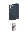ieg™ iPhone 15 Pro Max Kılıf Siluet Işık Serisi - Siyah Bilvis 3D Mat Cam Ekran Koruyucu