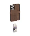 ieg™ iPhone 15 Pro Max Kılıf Siluet Işık Serisi - Siyah Bilvis 3D Mat Cam Ekran Koruyucu