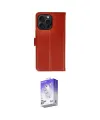 ieg™ iPhone 15 Pro Max Kılıf Siluet Işık Serisi - Siyah Bilvis 5in1 3D Magic Cam Ekran Koruyucu