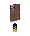 ieg™ iPhone 15 Pro Max Kılıf Siluet Işık Serisi - Siyah Buffer Cam Ekran Koruyucu