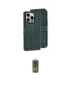 ieg™ iPhone 15 Pro Max Kılıf Siluet Işık Serisi - Siyah Joko Magic 5D Hayalet Cam
